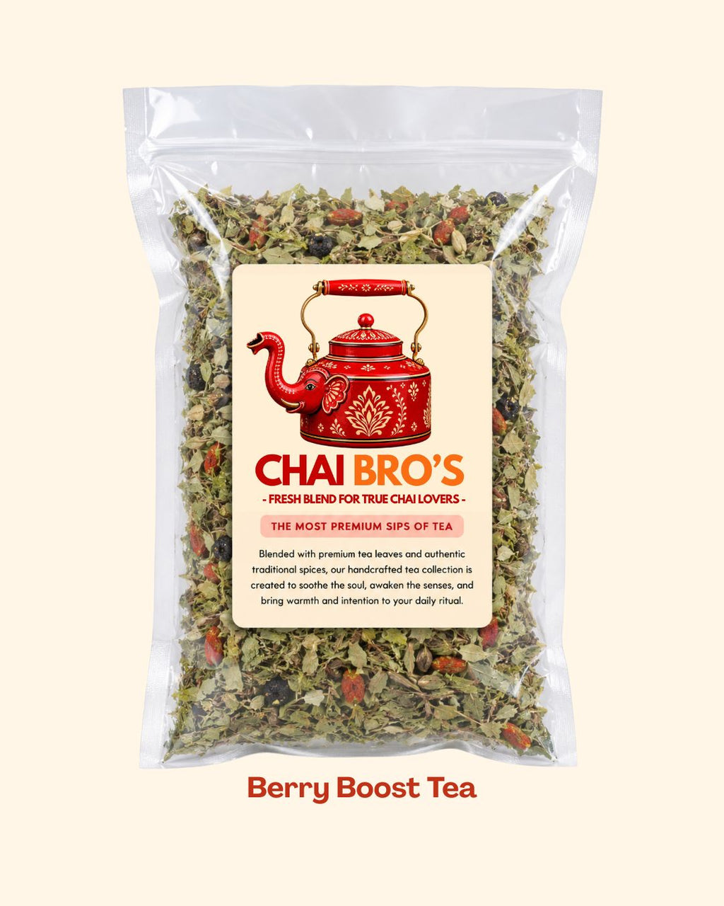 Premium Berry Boost Loose Tea - Caffeine Free