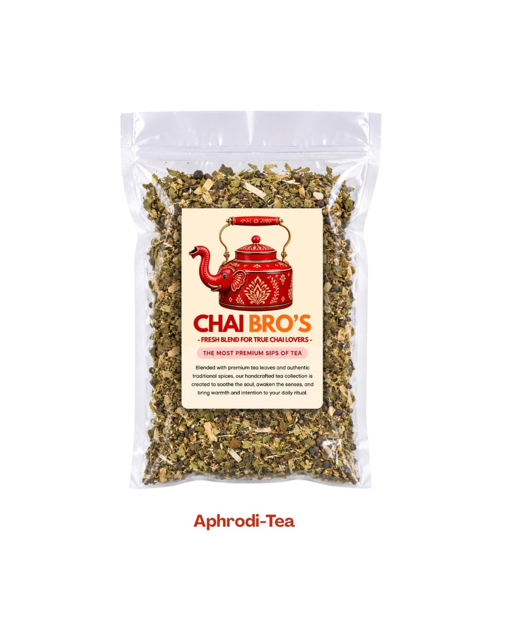 Aphrodi-Tea Loose - Antioxidant Rich Ingredients contain Green Tea & Ginger Root