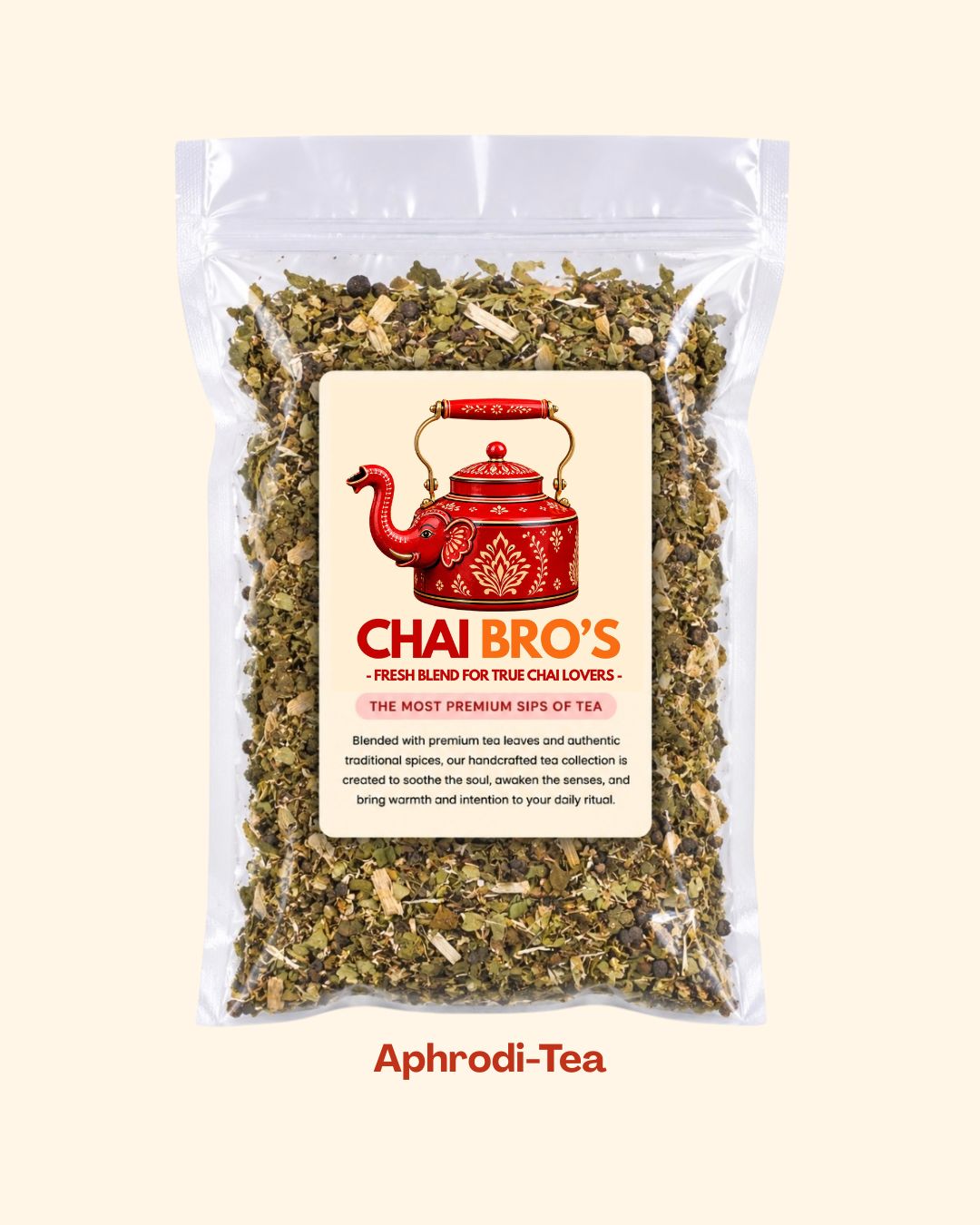 Aphrodi-Tea Loose - Antioxidant Rich Ingredients contain Green Tea & Ginger Root